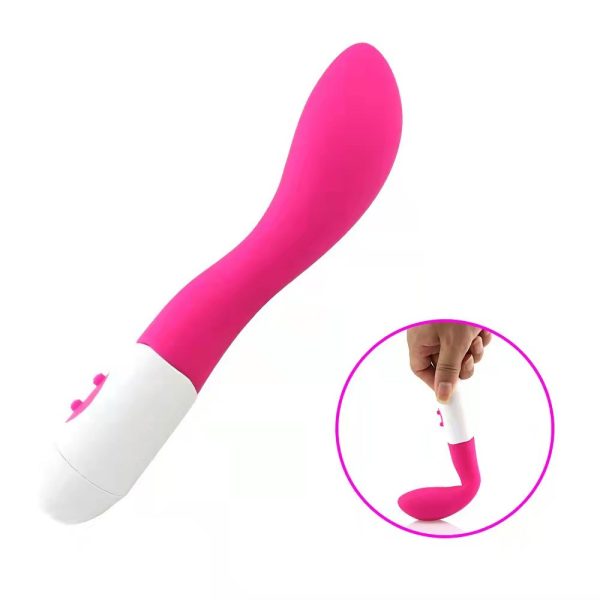 18,5 cm Güçlü Titreşimli Özel Kıvrımlı Teknolojik Vibratör - Görsel 2