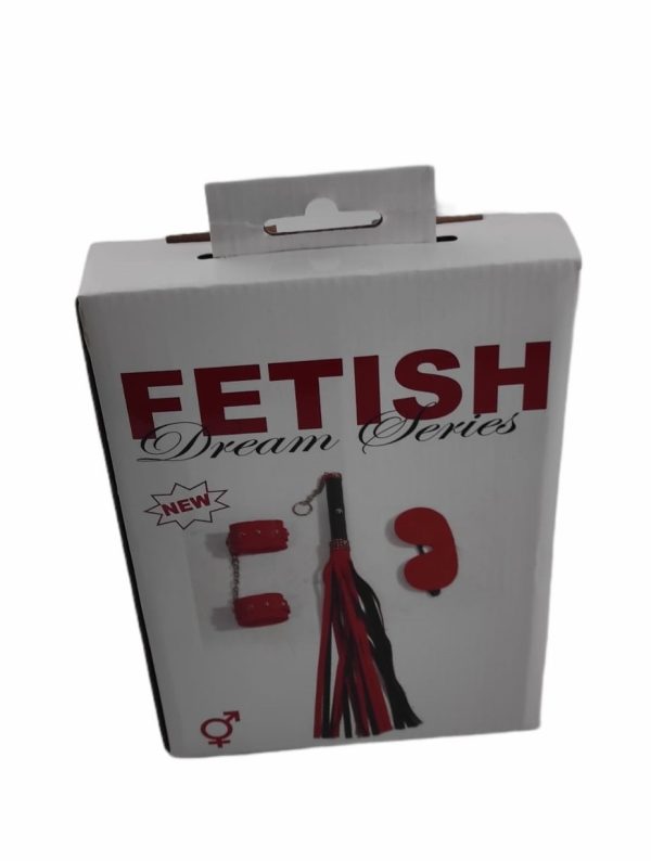 Fetish Dream Series Kelepçe Kırbaç 3'lü Set - Görsel 2