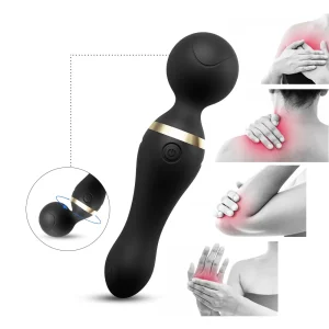 FREEZA 360° Açılı Magic Wand Massager Çok Sessiz Masaj Aleti
