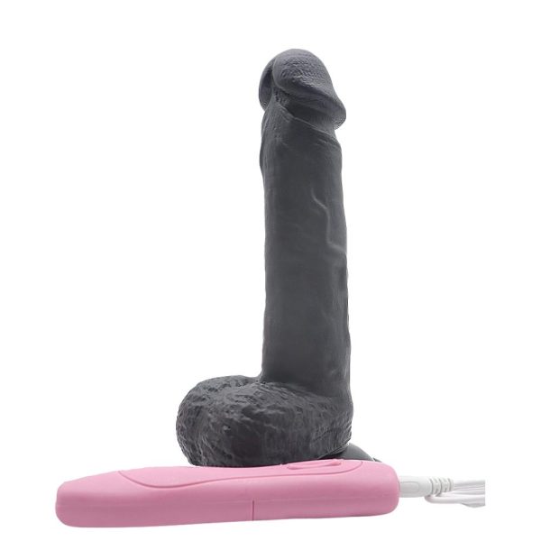 LIFELIKE VIBE Ultra Yumuşak Dokulu Titreşimli ve Rotasyonlu Realistik Vibratör Zenci Penis 20 CM - Görsel 5