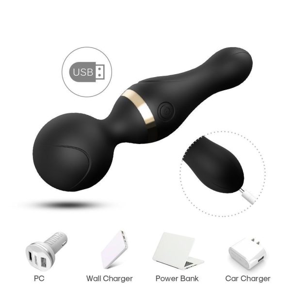 FREEZA 360° Açılı Magic Wand Massager Çok Sessiz Masaj Aleti - Görsel 7