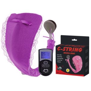 Uzaktan Kumandalı G String Titreşimli Vibratör Külotu İç Giyim