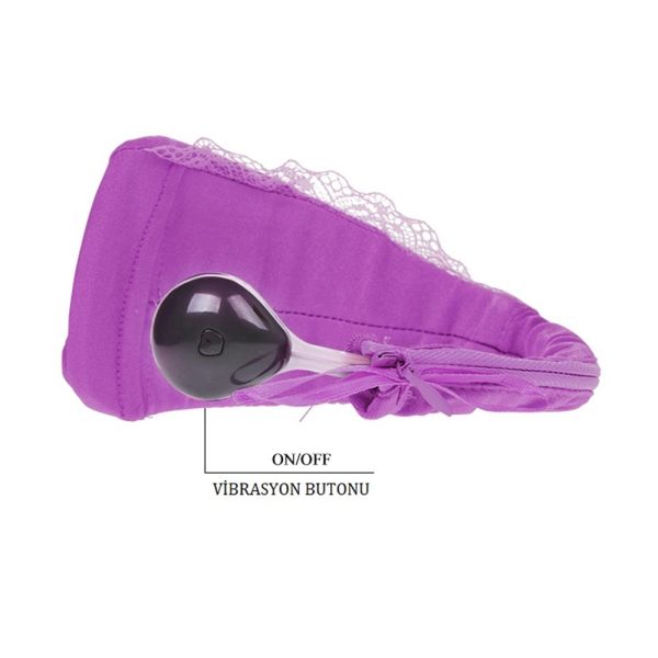 Uzaktan Kumandalı G String Titreşimli Vibratör Külotu İç Giyim - Görsel 3