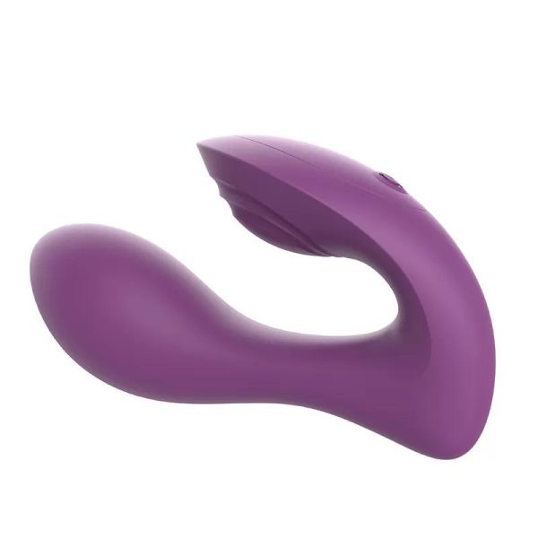 VERA Kablosuz Kumandalı Klitoris ve G Spot Uyarıcı Isıtmalı Giyilebilir Vibratör - Mor - Görsel 7