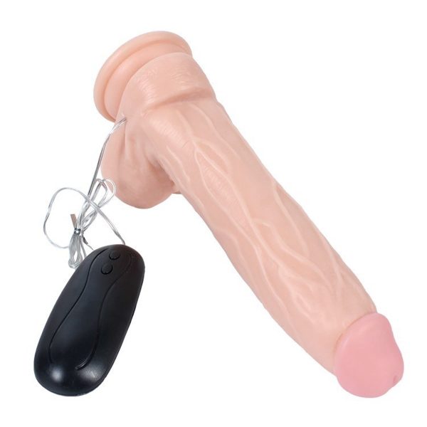 20,5 cm Gerçekçi Titreşimli Dildo Vibratör Penis - Holy Dragon - Görsel 3