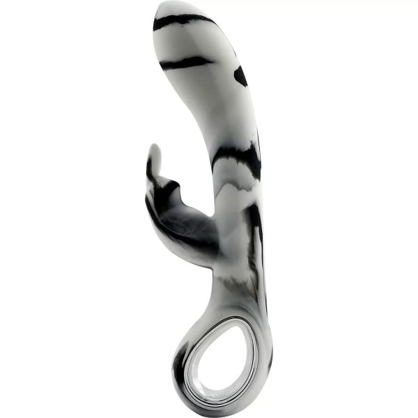 ZERA Tutma Aparatlı Klitoris ve G-Spot Uyarıcı 2 in 1 Rabbit Vibratör - Görsel 4