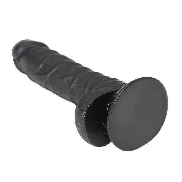 DANA Dildo Gerçekçi Et Dokusunda Realistik Zenci Penis 19 CM - Görsel 5