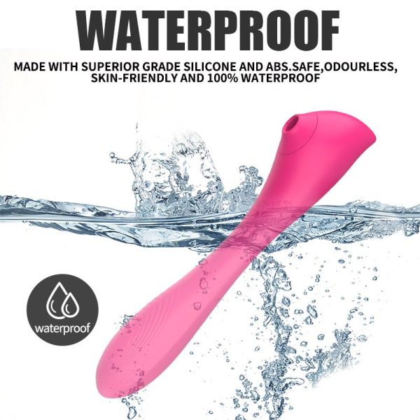 Otomatik Isıtmalı Kıkırdaklı Bükülebilir Klitoris Emiş Güçlü ve G-Spot Uyarıcı Titreşimli 2 in 1 Vibratör - Görsel 6