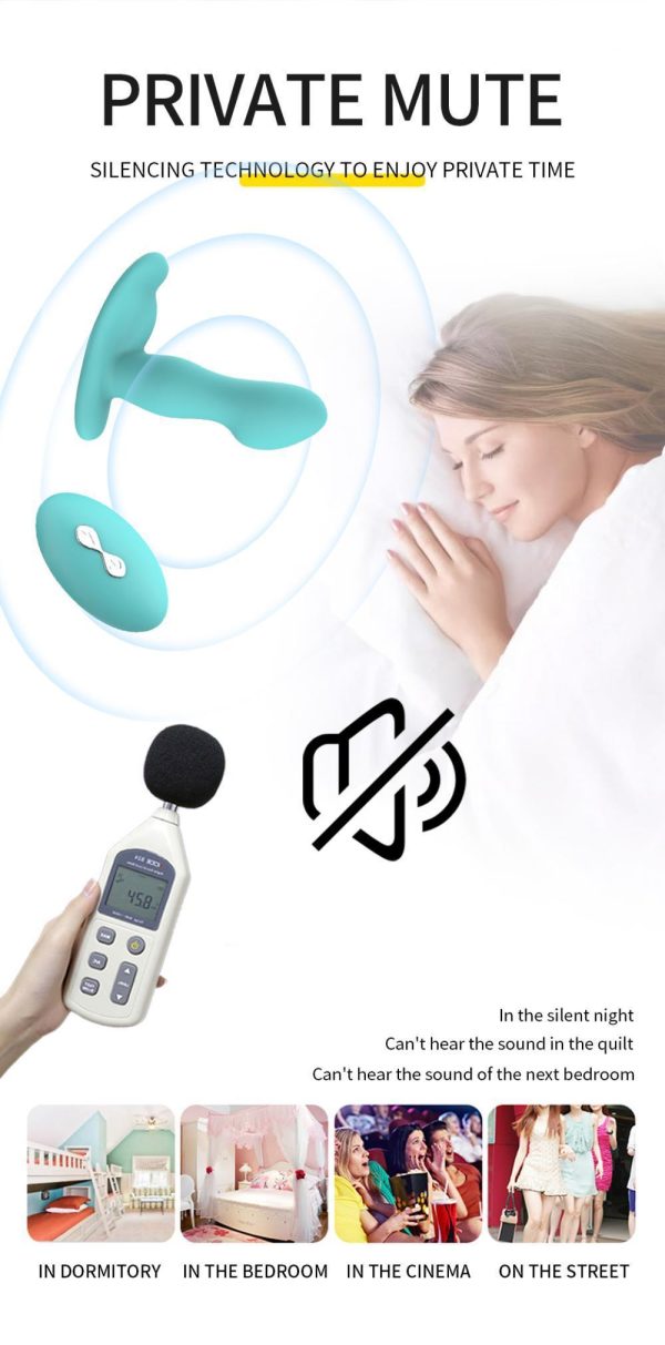 VISION Kablosuz Kumandalı Klitoris ve G-Spot Uyarıcı Külot İçi Giyilebilir 2 in 1 Vibratör - Siyah - Görsel 2