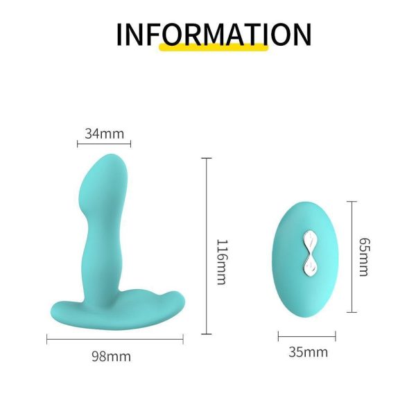 VISION Kablosuz Kumandalı Klitoris ve G-Spot Uyarıcı Külot İçi Giyilebilir 2 in 1 Vibratör - Siyah - Görsel 3