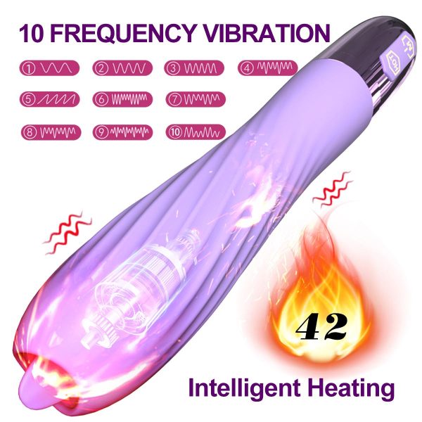 V1 - Şarjlı Akıllı Isıtma Özellikli Bükülebilir Güçlü Titreşimli G-Spot ve Klitoris Uyarıcı Dil Vibratör - Görsel 3