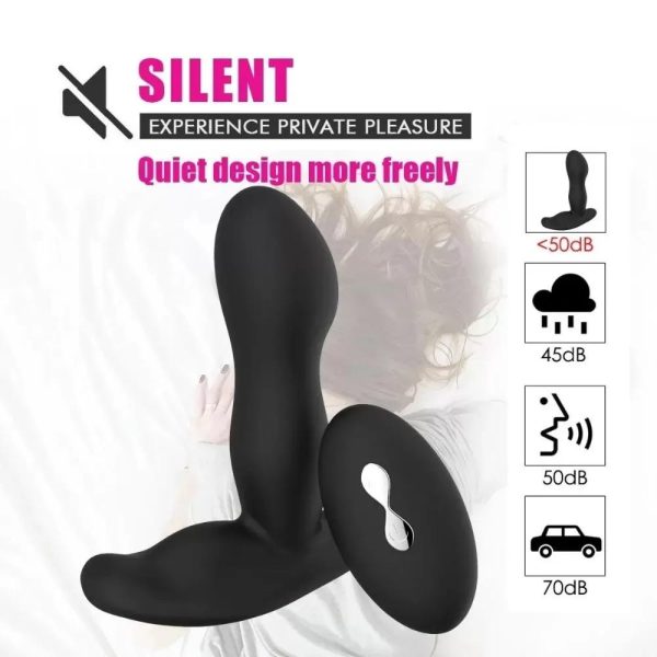 VISION Kablosuz Kumandalı Klitoris ve G-Spot Uyarıcı Külot İçi Giyilebilir 2 in 1 Vibratör - Siyah - Görsel 5