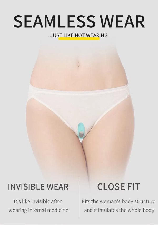 VISION Kablosuz Kumandalı Klitoris ve G-Spot Uyarıcı Külot İçi Giyilebilir 2 in 1 Vibratör - Siyah - Görsel 6