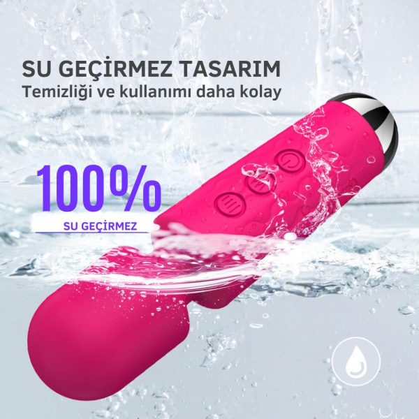 PRIME TOYS Artemis Çok Güçlü Titreşimli Masaj Vibratör Göğüs ve Klitoris Uyarıcı Wand Massager - Görsel 4