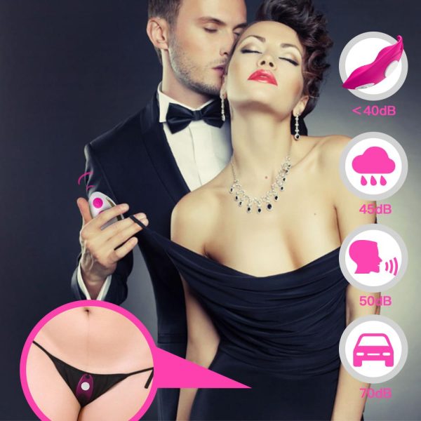 PRIME TOYS Ava Telefon Kontrollü Manyetik Klipsli Sessiz Giyilebilir Klitoris Uyarıcı Mini Vibratör - Görsel 4