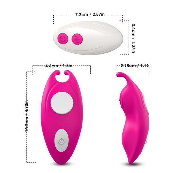 PRIME TOYS Ava Telefon Kontrollü Manyetik Klipsli Sessiz Giyilebilir Klitoris Uyarıcı Mini Vibratör - Görsel 8