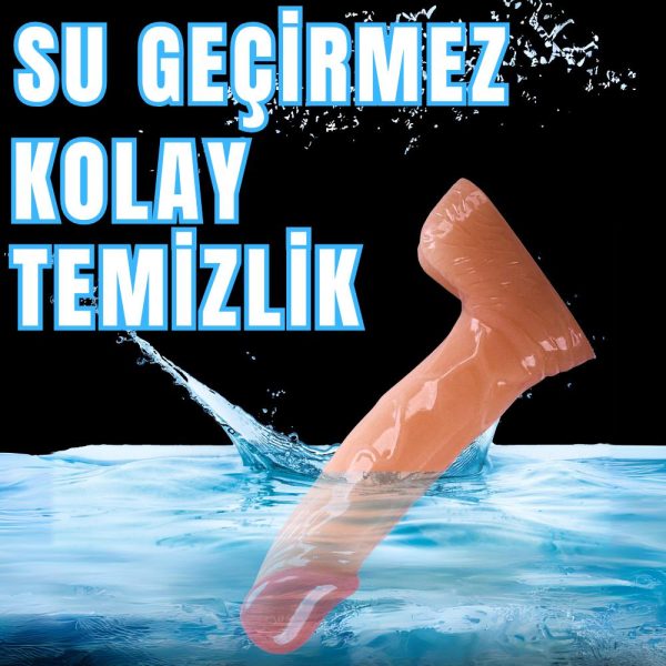 UNIQUE Realistik Dokuda Mini Dildo Gerçekçi Yapay Penis 12 CM - Görsel 5