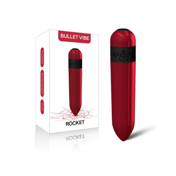 ROCKET Usb Şarjlı Güçlü Titreşimli Bullet Mini Vibratör - Görsel 3
