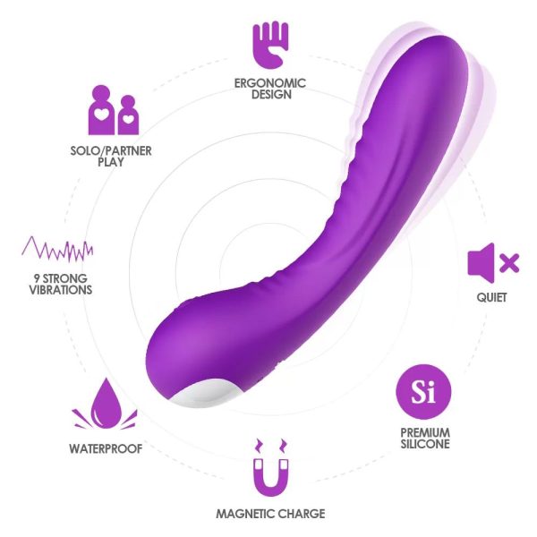 PRIME TOYS Brutal Manyetik Şarjlı G Nokta Uyarıcı Su Geçirmez Vibratör - Görsel 2