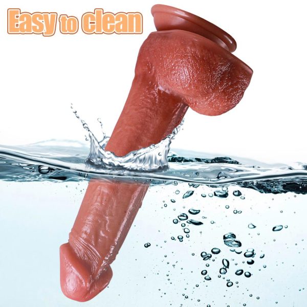 Master Perfection Dildo Micheal - Isıtmalı İleri Geri Hareketli ve Rotasyonlu Gerçekçi Damarlı Yapay Penis Vibrator - Görsel 8