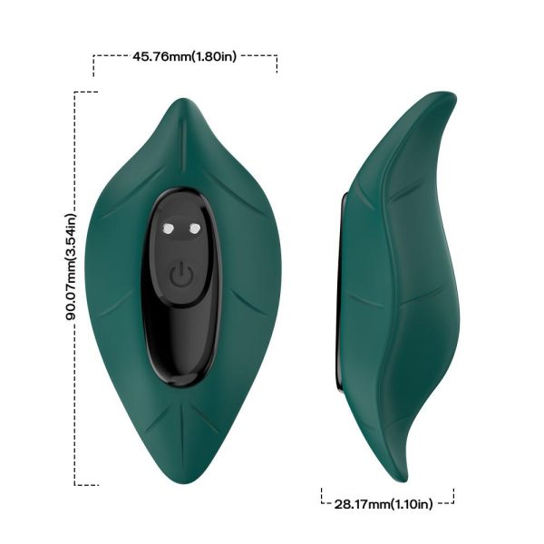 PRIME TOYS Leaf Rct Kablosuz Kumandalı Şarjlı Su Geçirmez Sessiz Giyilebilir Mini Vibratör - Görsel 6
