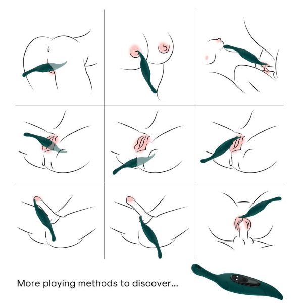 PRIME TOYS Leaf Şarjlı Su Geçirmez Klitoris Uyarıcı Yeni Nesil Hassas Masaj Vibratör - Görsel 2