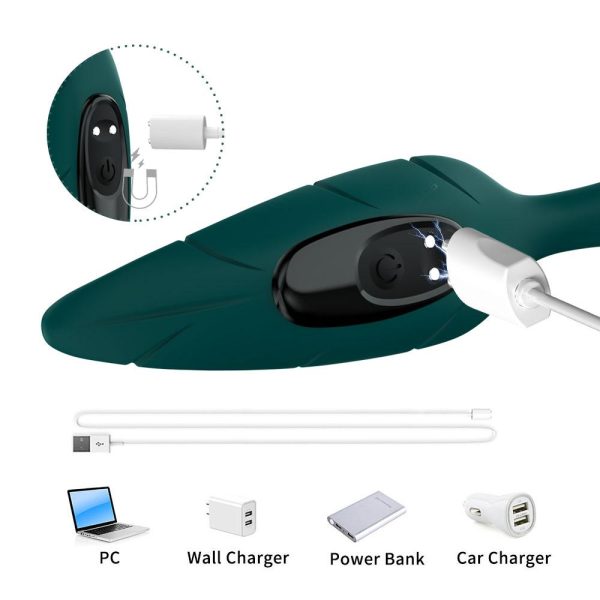 PRIME TOYS Leaf Şarjlı Su Geçirmez Klitoris Uyarıcı Yeni Nesil Hassas Masaj Vibratör - Görsel 5