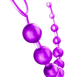 Anal Beads Pull Ring Tutma Halkalı Dereceli Toplar Silikon Mor - Pembe - Siyah Anal Boncuk