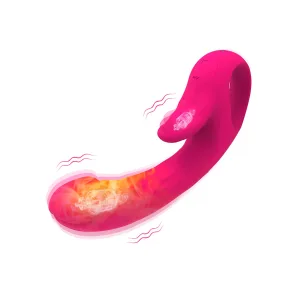 Çift Motorlu Modern Rabbit Vibrator Mor - Pembe