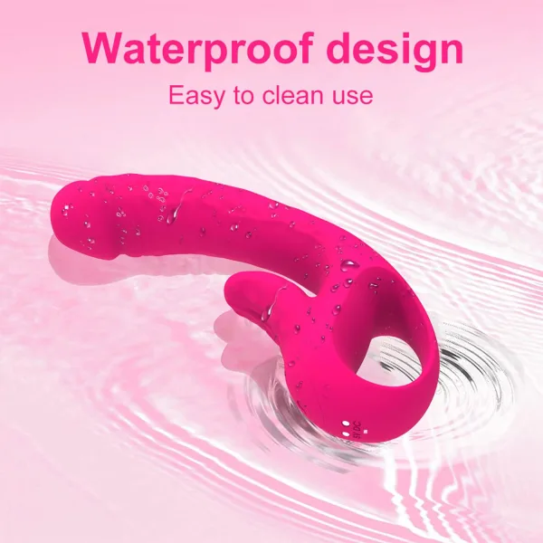 Çift Motorlu Modern Rabbit Vibrator Mor - Pembe - Görsel 5