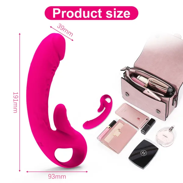 Çift Motorlu Modern Rabbit Vibrator Mor - Pembe - Görsel 6