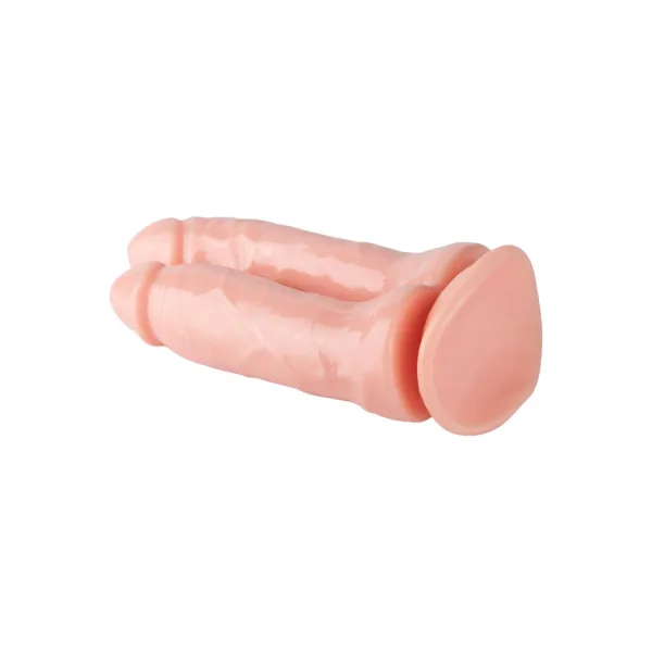 Çift Uçlu Ten Rengi Realistik Dildo - Görsel 2