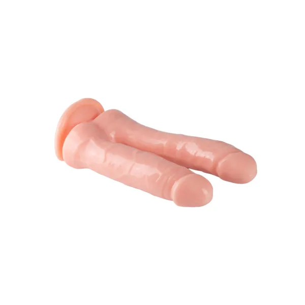 Çift Uçlu Ten Rengi Realistik Dildo - Görsel 3