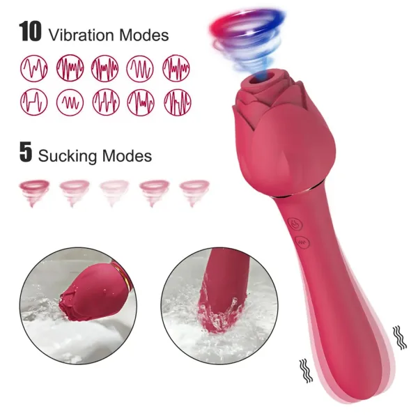 Modern Emişli Gül Vibratör - Görsel 2