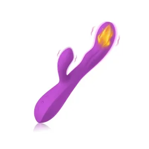 Modern Uyarıcılı Rabbit Vibratör Pembe - Mor