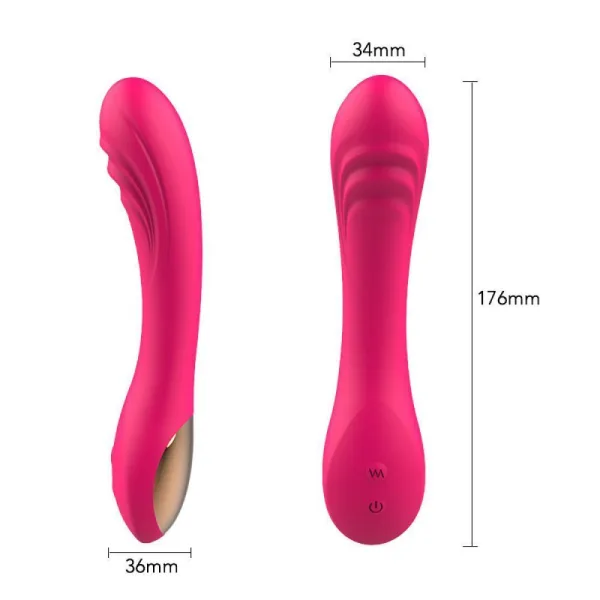 EXTER 12 Titreşim Modlu G-Spot Uyarıcı Dildo Vibratör - Görsel 6