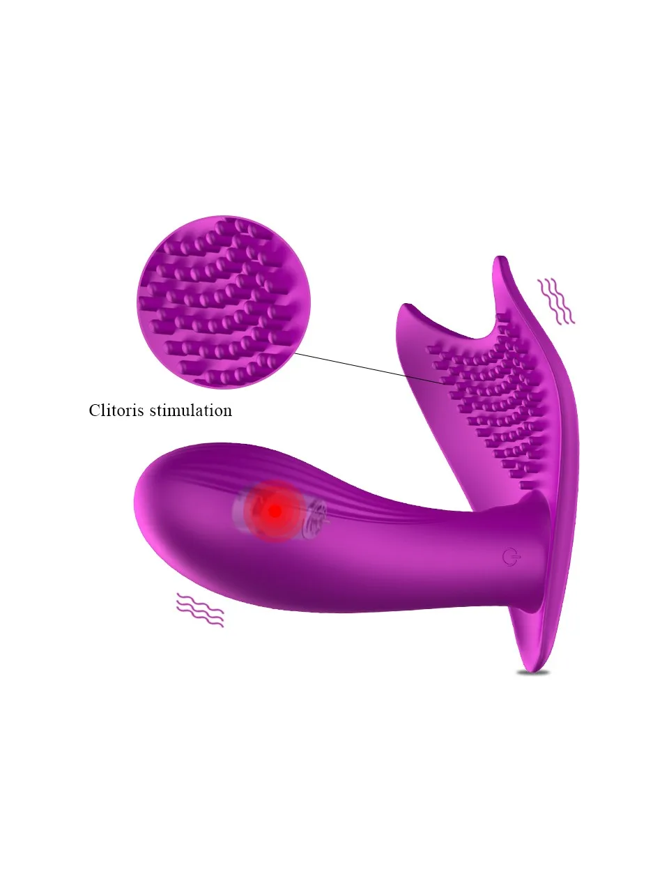 Cute M1 - Şarjlı Uzaktan Kumanda ve Ses Kontrollü Akıllı Isıtmalı G-Spot ve Klitoris Uyarıcı Giyilebilir Vibratör - Görsel 5